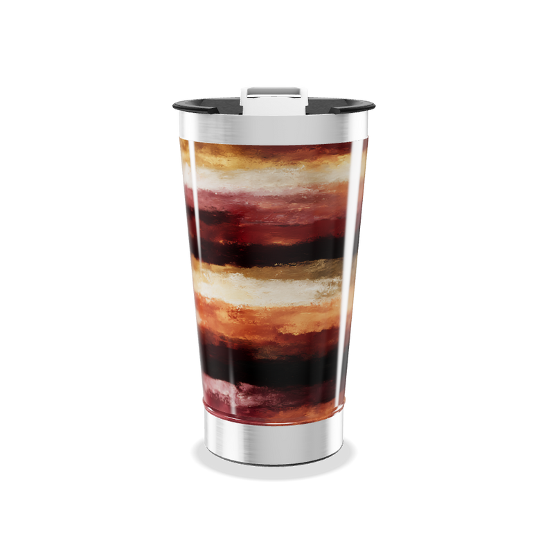 Copo Térmico - Estampa Marmorizada Colorida