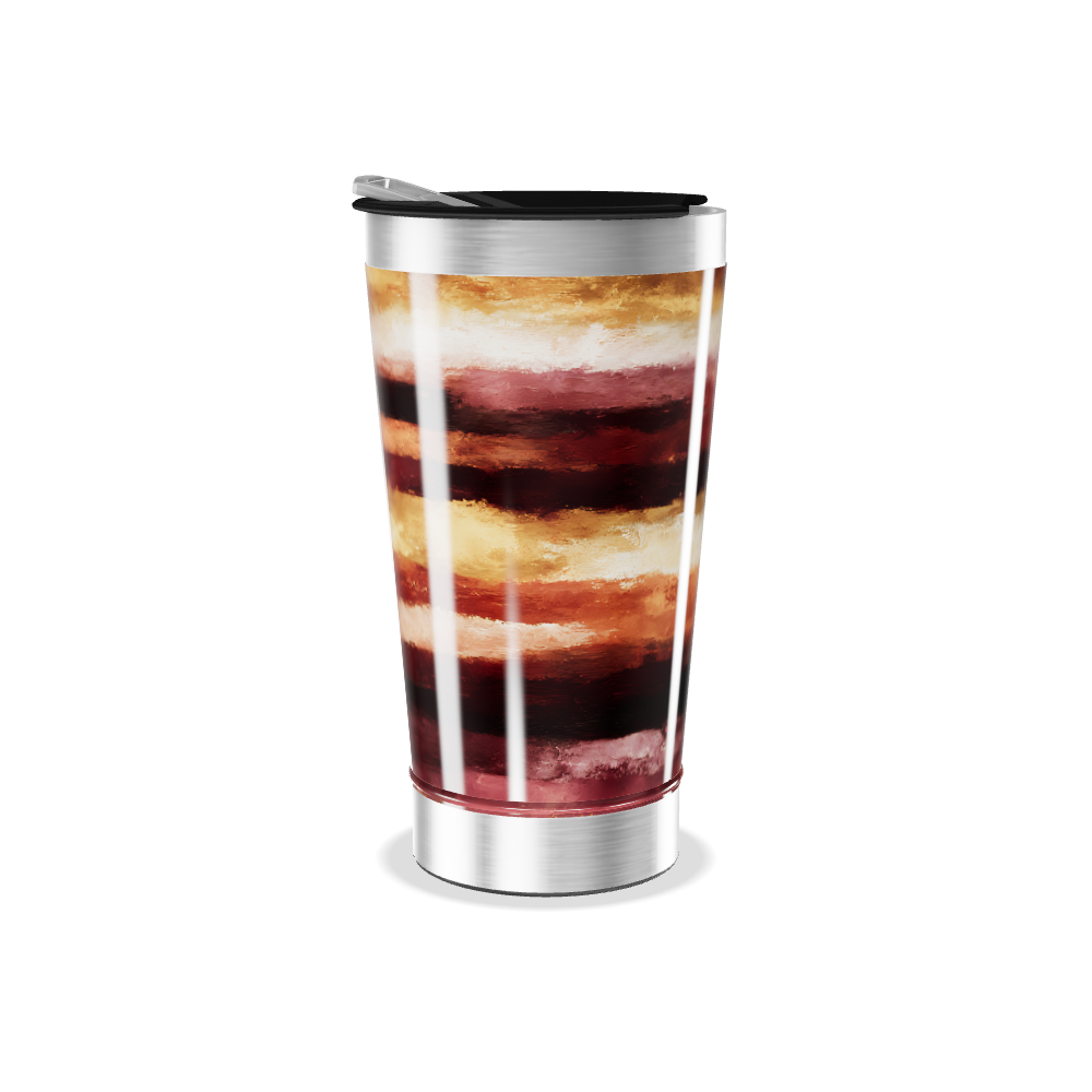 Copo Térmico - Estampa Marmorizada Colorida