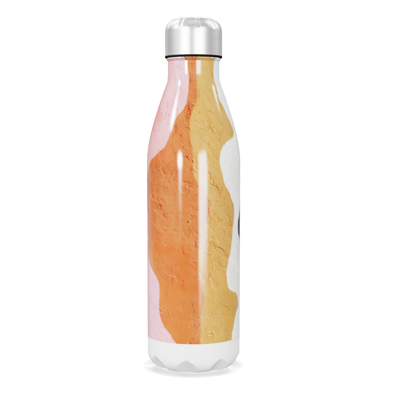 Garrafa Inox - Estampa Abstrata Colorida