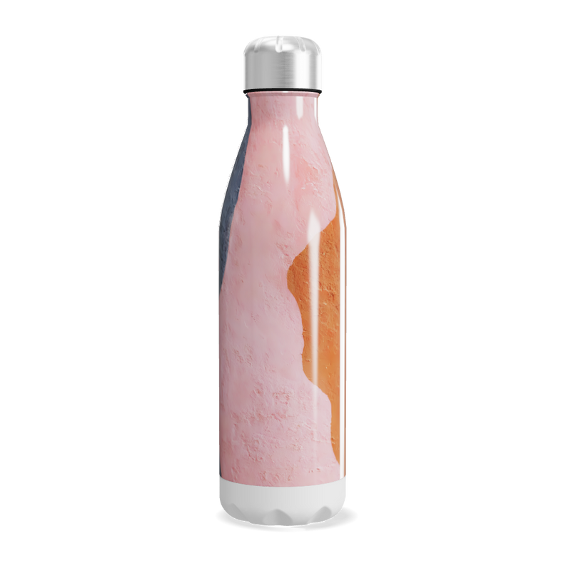 Garrafa Inox - Estampa Abstrata Colorida