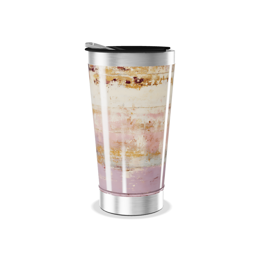 Copo Térmico - Estampa Abstrata Multicolorida