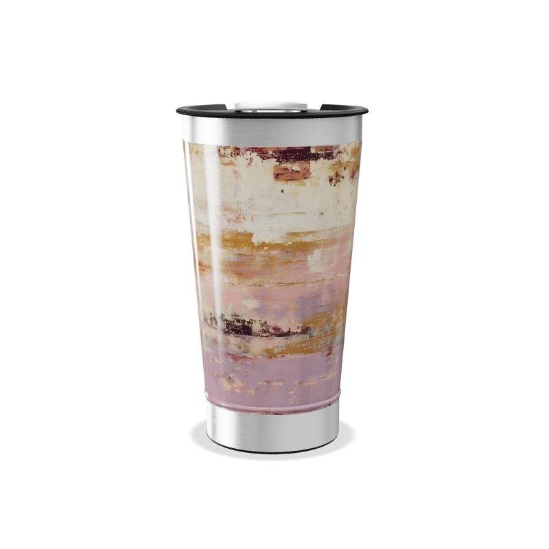 Copo Térmico - Estampa Abstrata Multicolorida