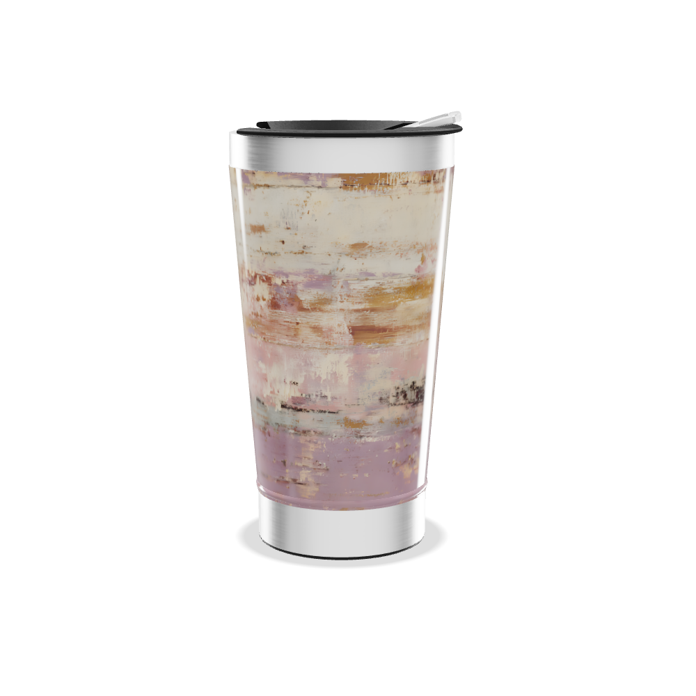 Copo Térmico - Estampa Abstrata Multicolorida