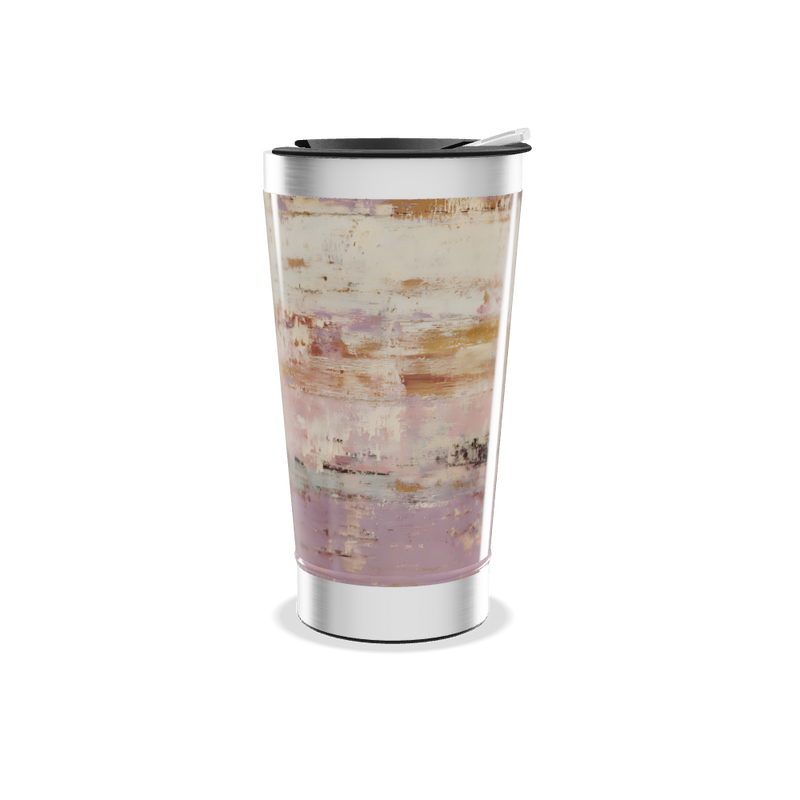 Copo Térmico - Estampa Abstrata Multicolorida