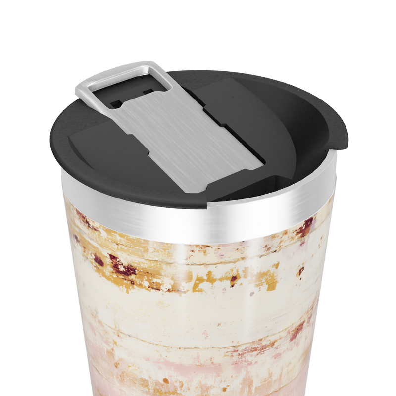 Copo Térmico - Estampa Abstrata Multicolorida