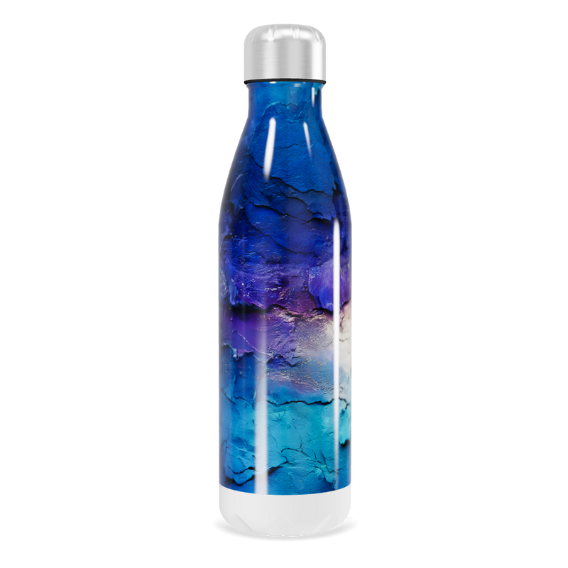 Garrafa Inox - Azul Texturizada
