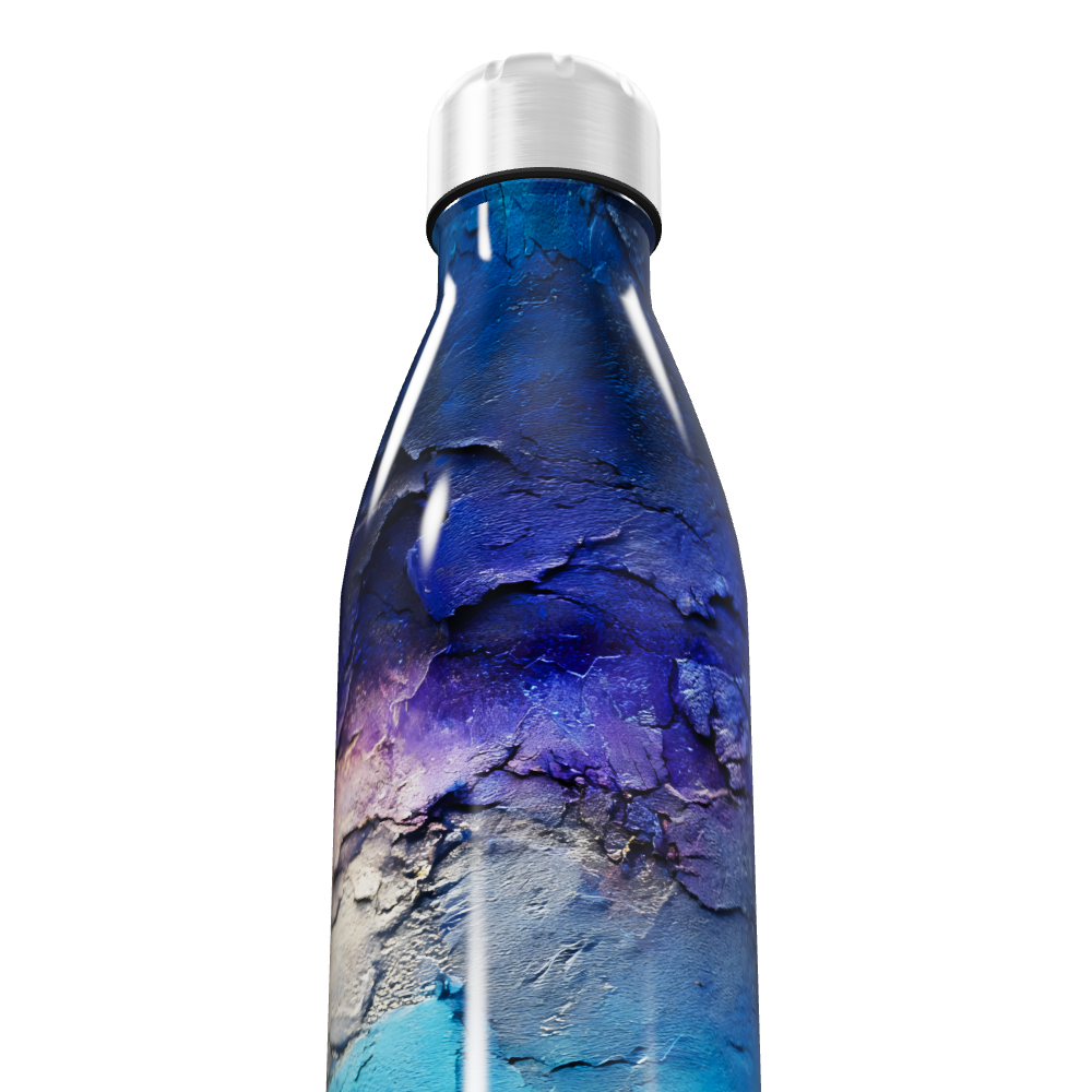Garrafa Inox - Azul Texturizada