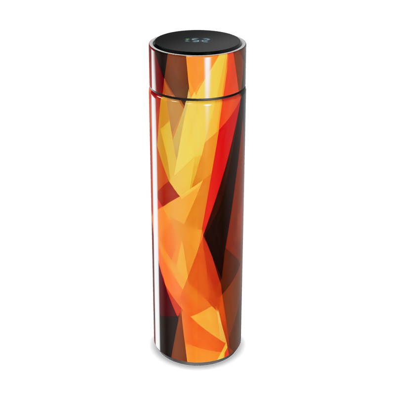 Garrafa Térmica Touch - Vermelha Geométrica