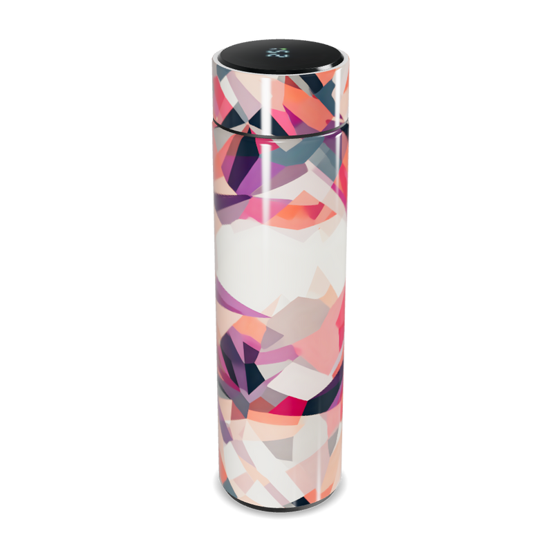 Garrafa Térmica Touch - Estampa Geométrica Colorida