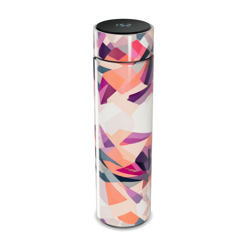 Garrafa Térmica Touch - Estampa Geométrica Colorida