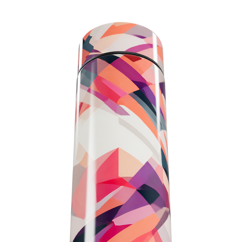 Garrafa Térmica Touch - Estampa Geométrica Colorida