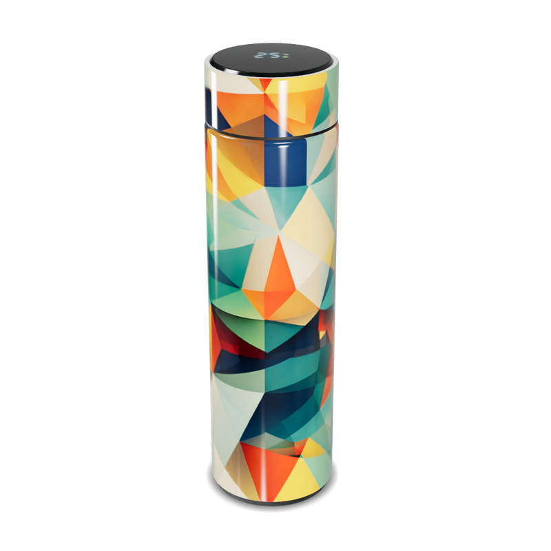 Garrafa Térmica Touch - Colorida Geométrica