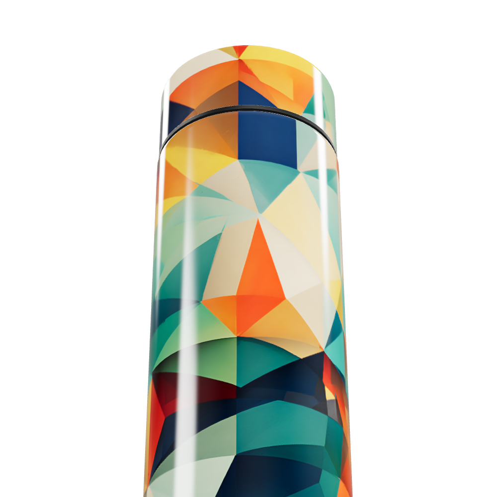 Garrafa Térmica Touch - Colorida Geométrica