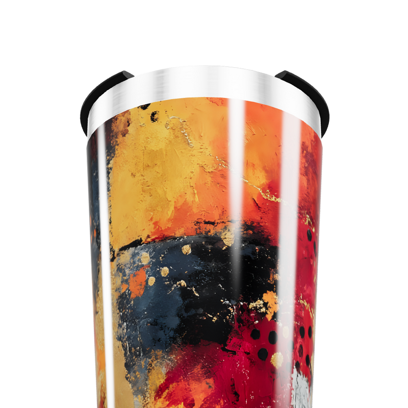 Copo Térmico - Estampa Abstrata Colorida