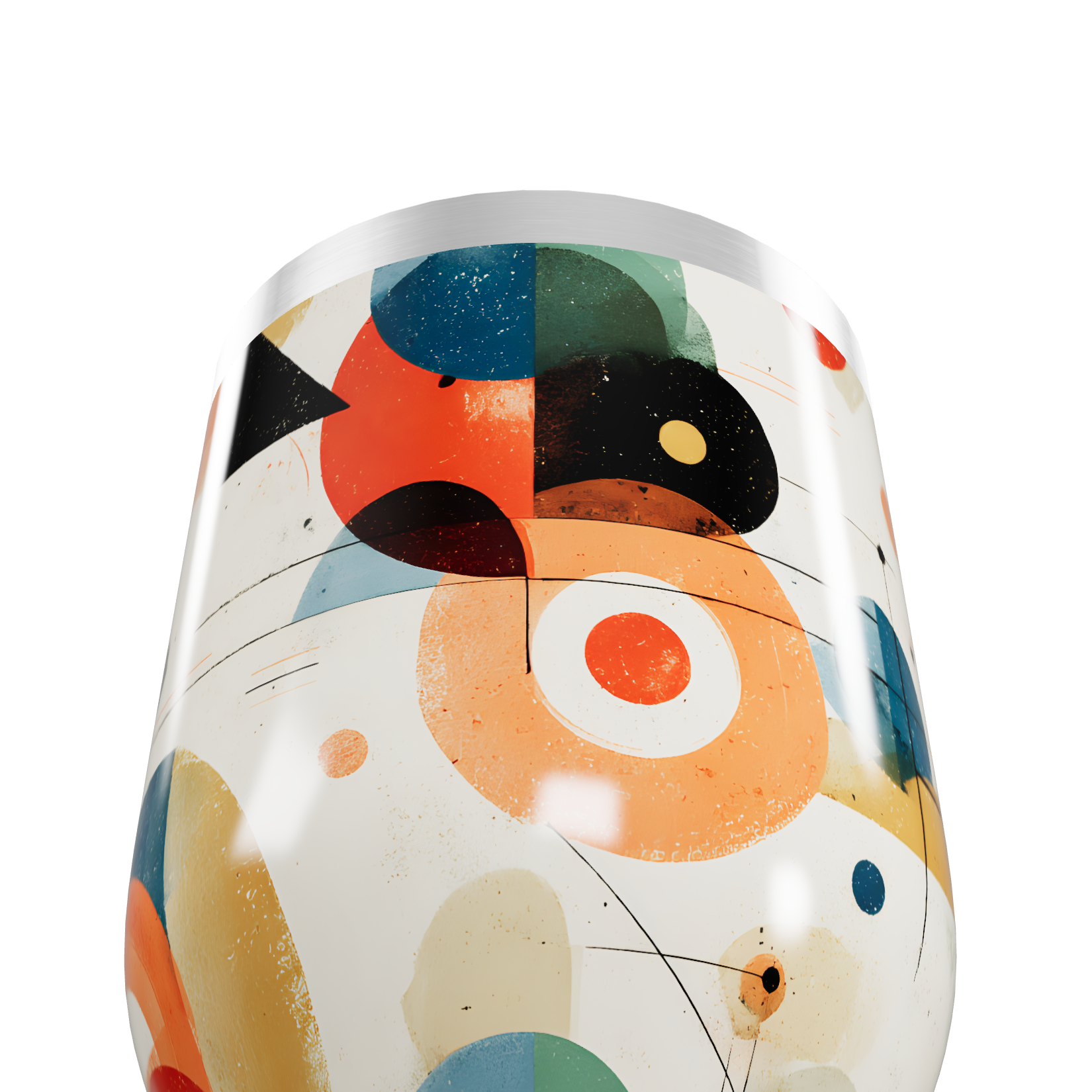 Copo Térmico Slim - Colorido Geométrico