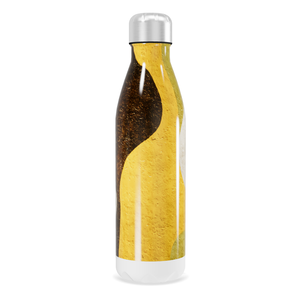 Garrafa Inox - Estampa Abstrata Colorida