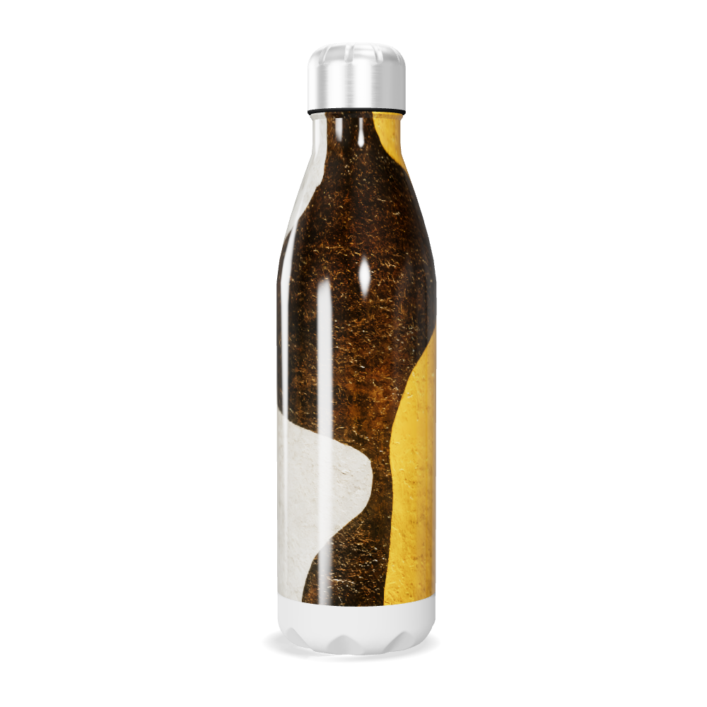 Garrafa Inox - Estampa Abstrata Colorida