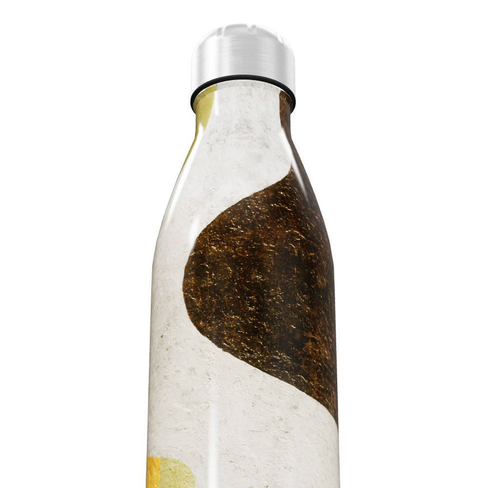 Garrafa Inox - Estampa Abstrata Colorida