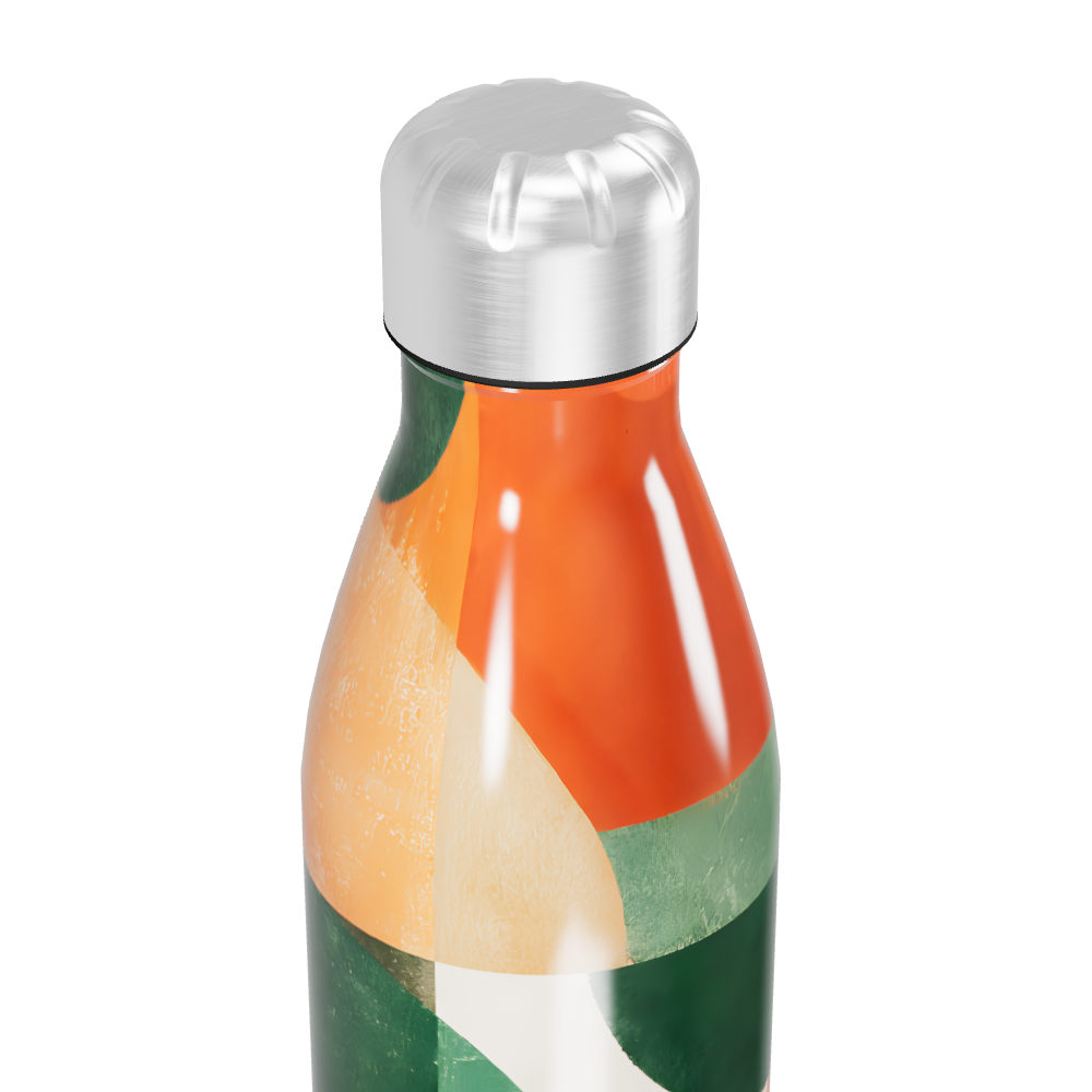 Garrafa Inox - Estampa Colorida Geométrica