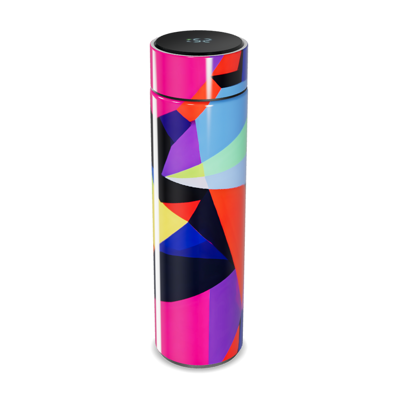 Garrafa Térmica Touch - Colorida com Display LED