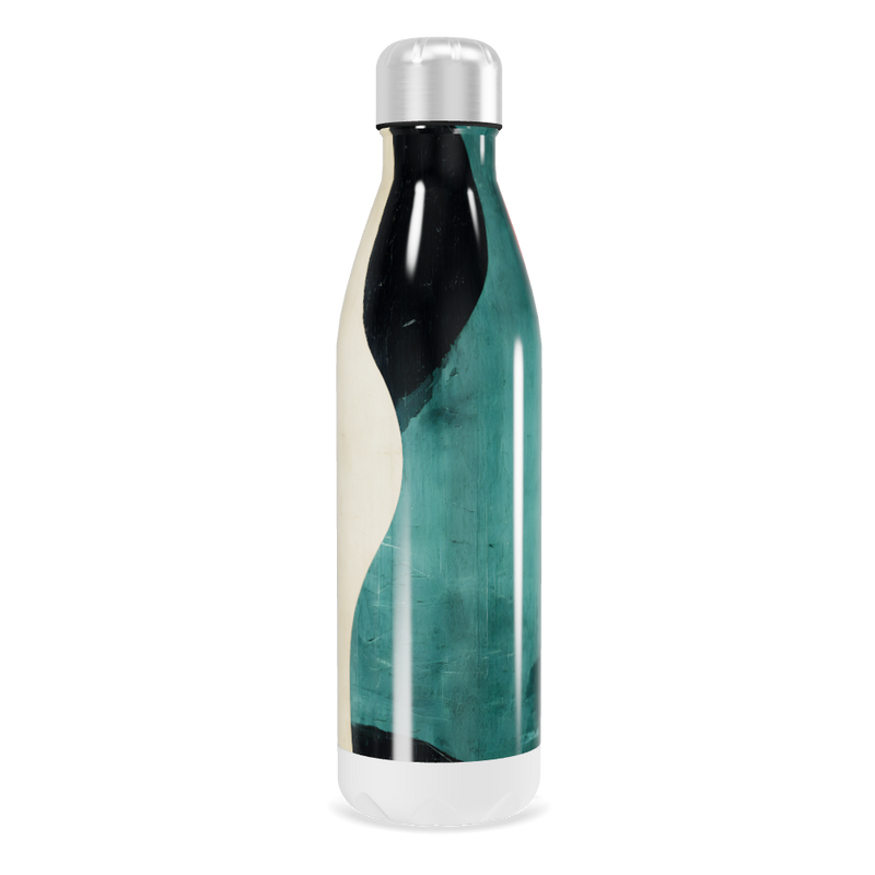 Garrafa Inox Vermelha - Tampa Prata