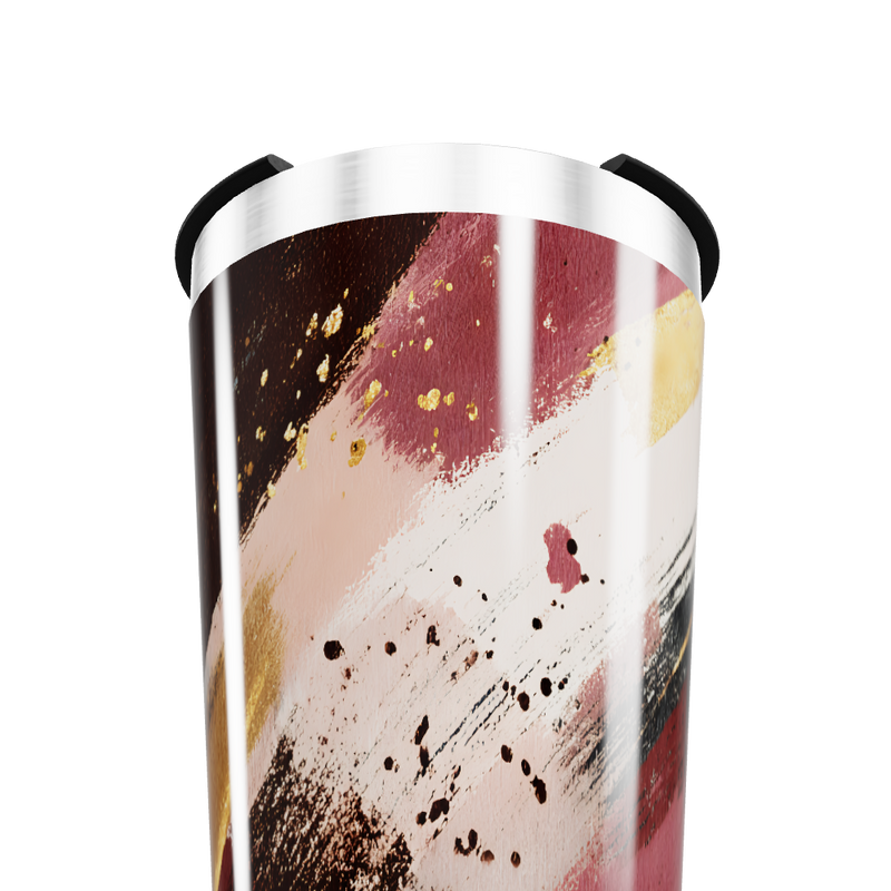 Copo Térmico - Pintura Abstrata Colorida