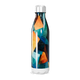 Garrafa Inox - Estampa Geométrica Colorida