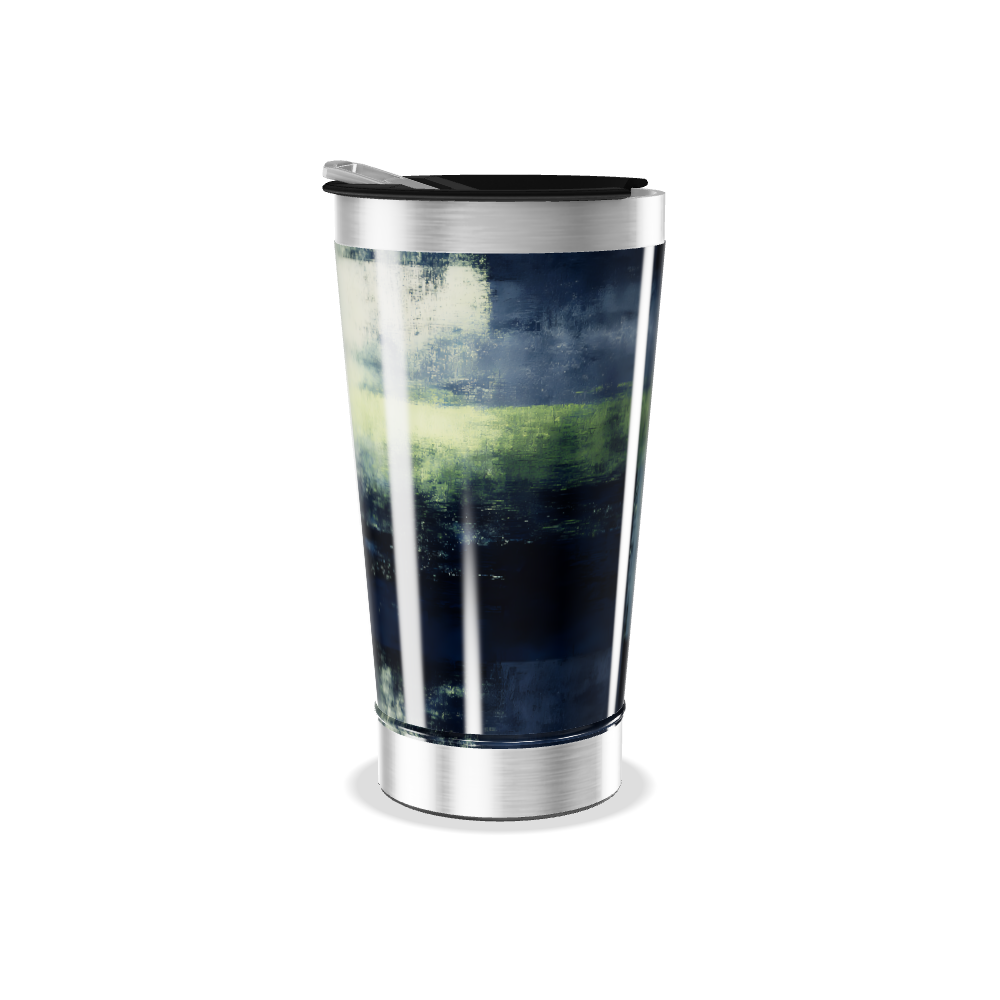 Copo Térmico - Estampa Azul e Verde