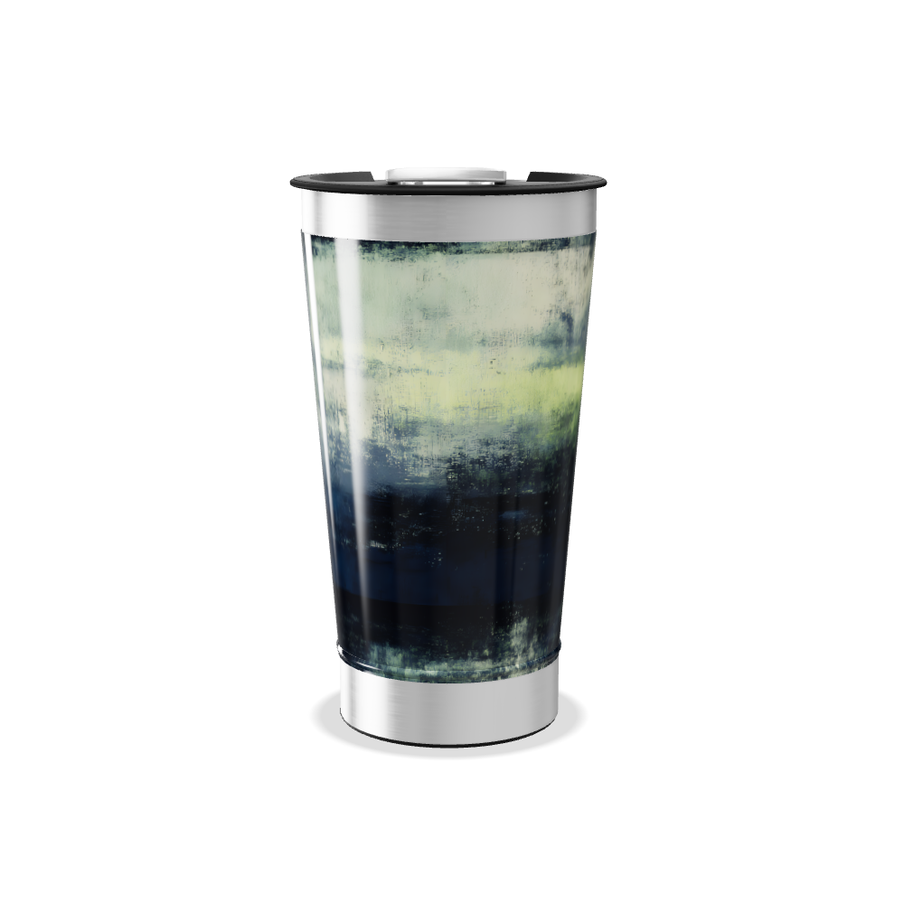 Copo Térmico - Estampa Azul e Verde