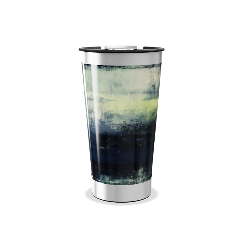 Copo Térmico - Estampa Azul e Verde