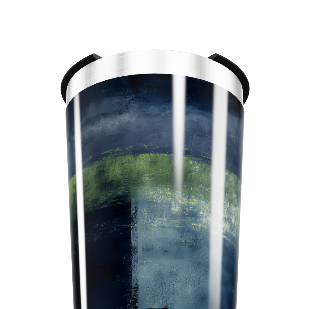 Copo Térmico - Estampa Azul e Verde