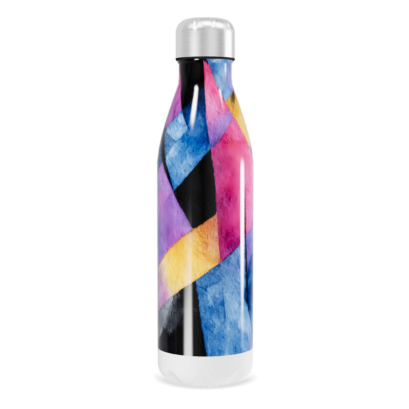 Garrafa Inox - Estampa Colorida Moderna