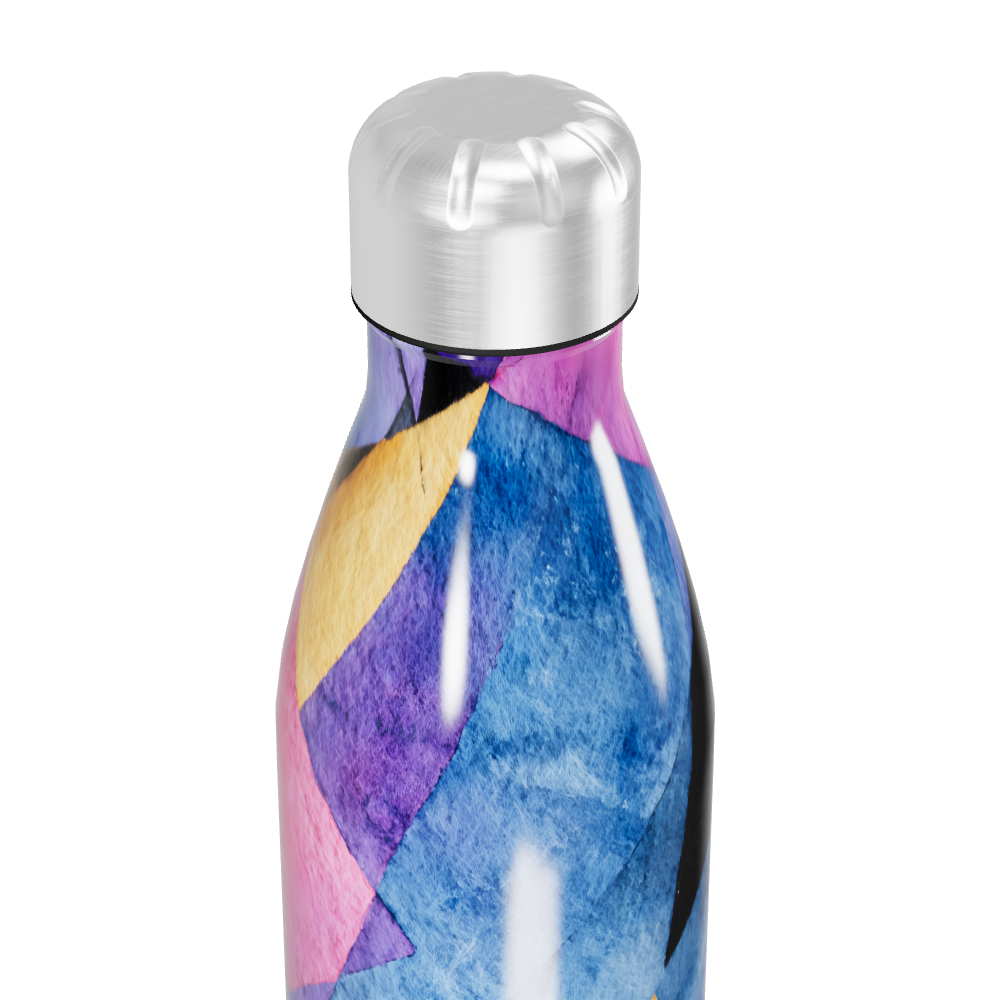 Garrafa Inox - Estampa Colorida Moderna