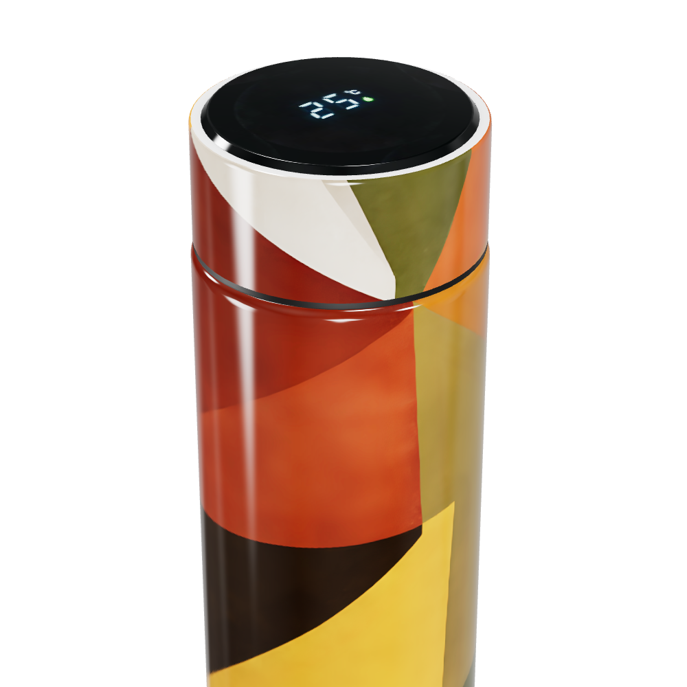 Garrafa Térmica Touch - Colorida com Visor Digital