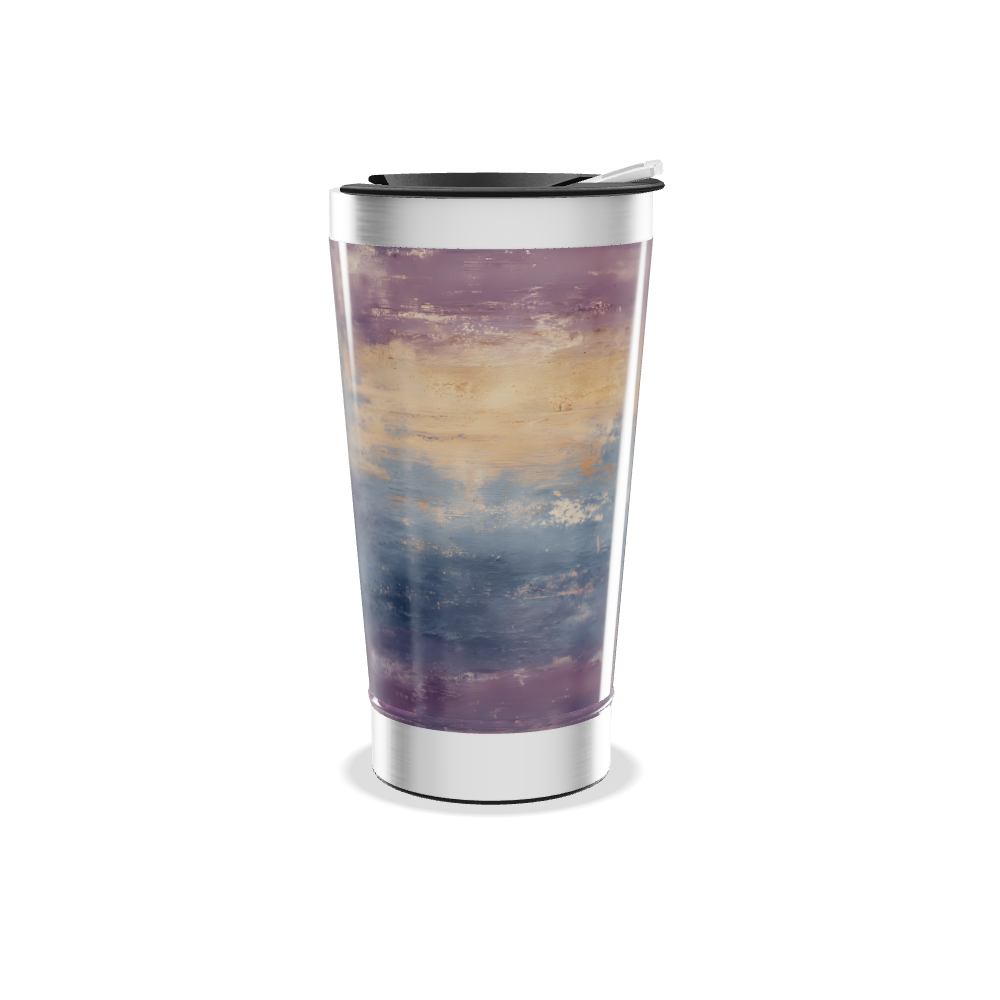 Copo Térmico - Estampa Pastel Aquarela