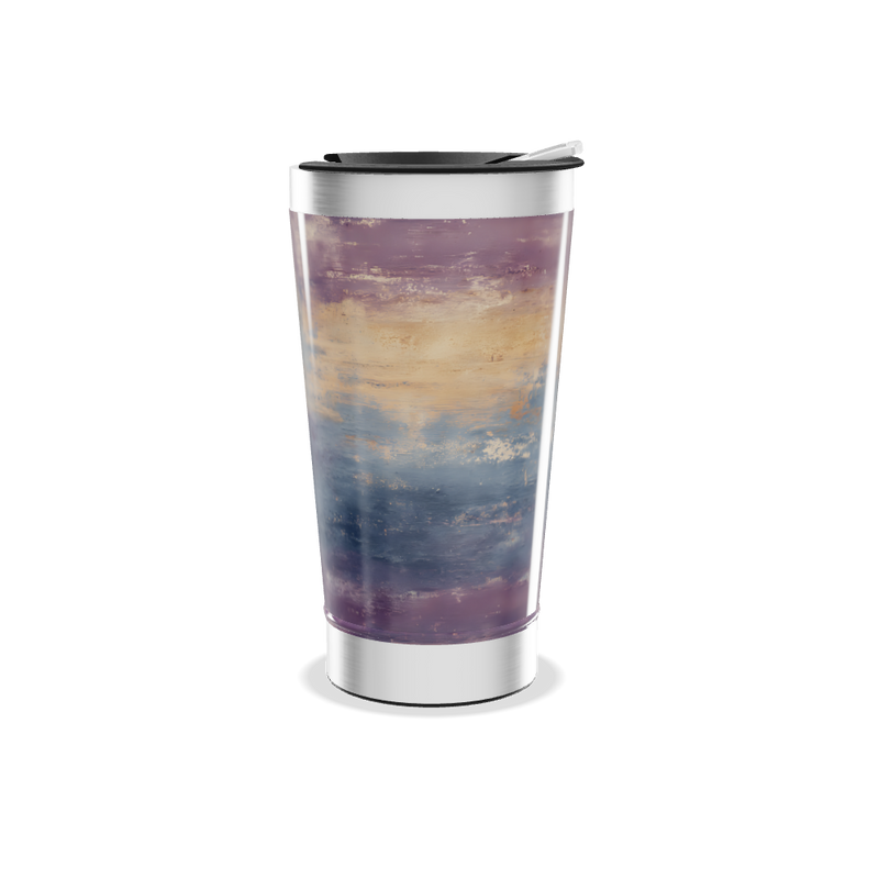 Copo Térmico - Estampa Pastel Aquarela