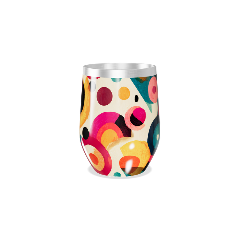 Copo Térmico Slim - Estampa Colorida Abstrata