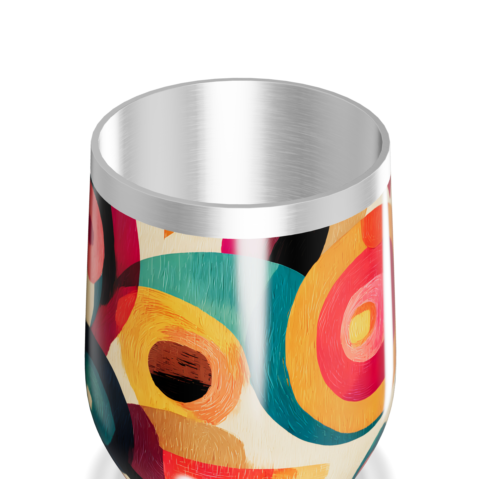 Copo Térmico Slim - Estampa Colorida Abstrata