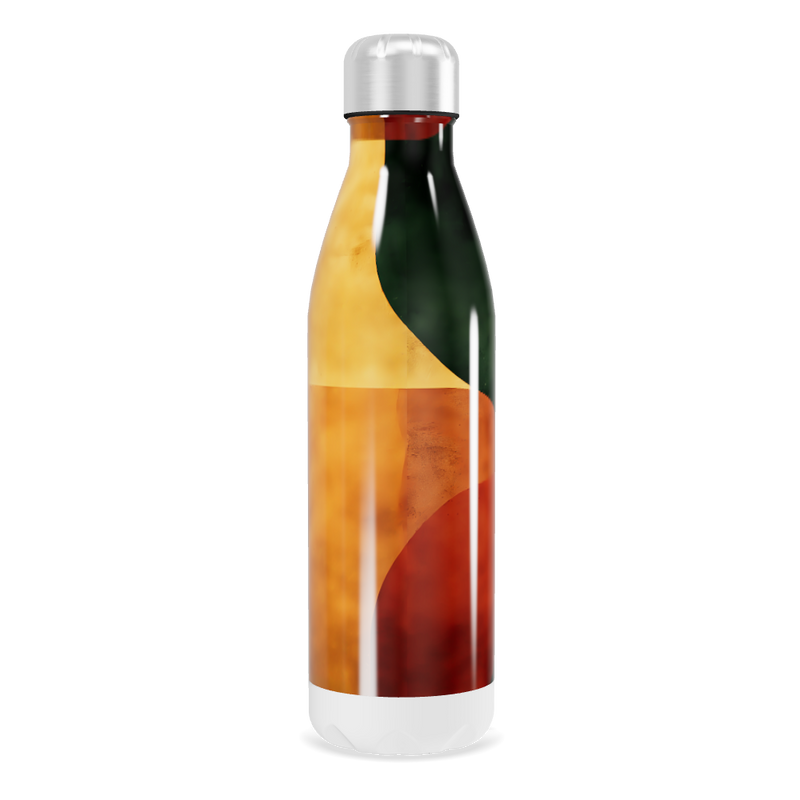 Garrafa Inox - Verde e Laranja