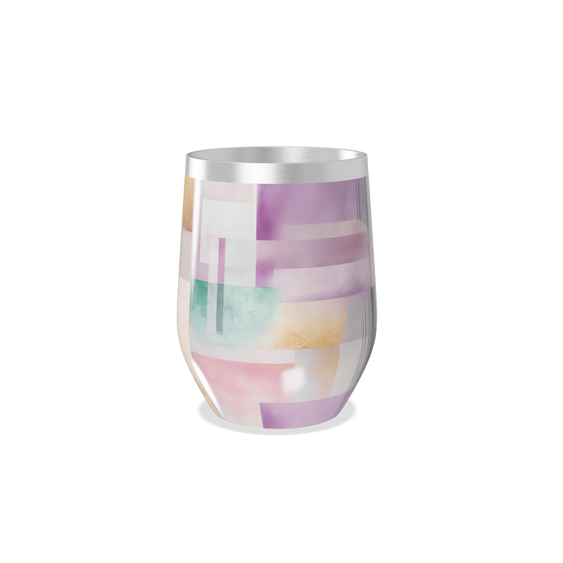 Copo Térmico Slim - Aço Inox Colorido Abstrato