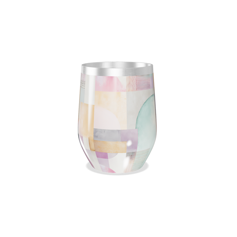 Copo Térmico Slim - Aço Inox Colorido Abstrato