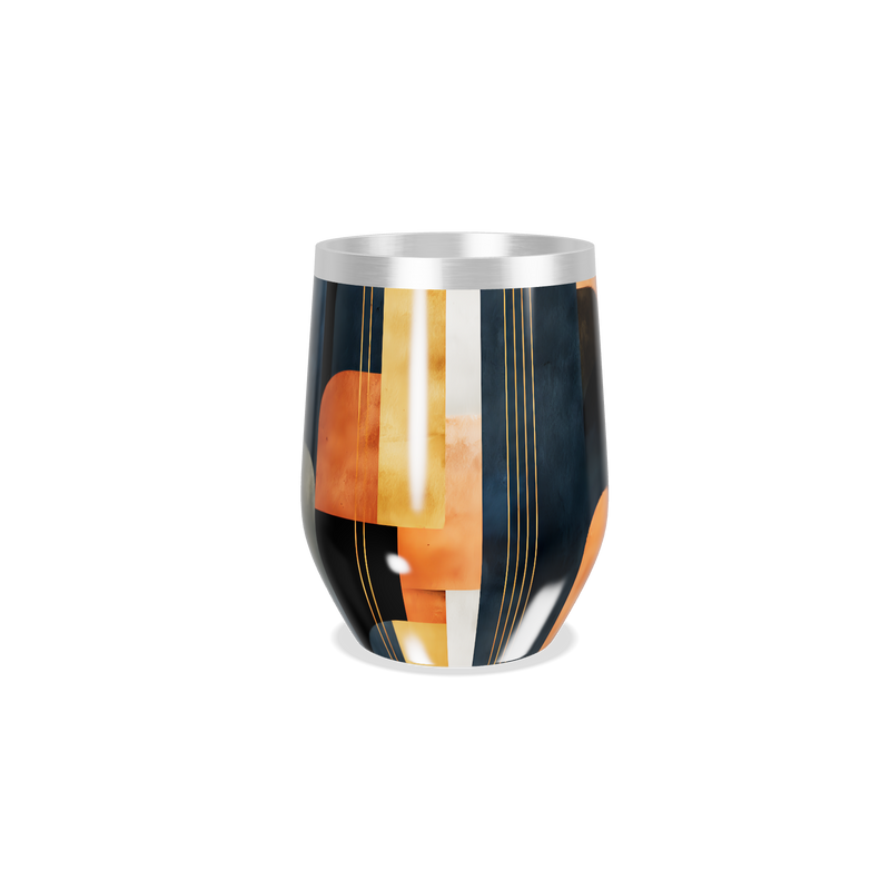 Copo Térmico Slim - Estampado Geométrico Colorido