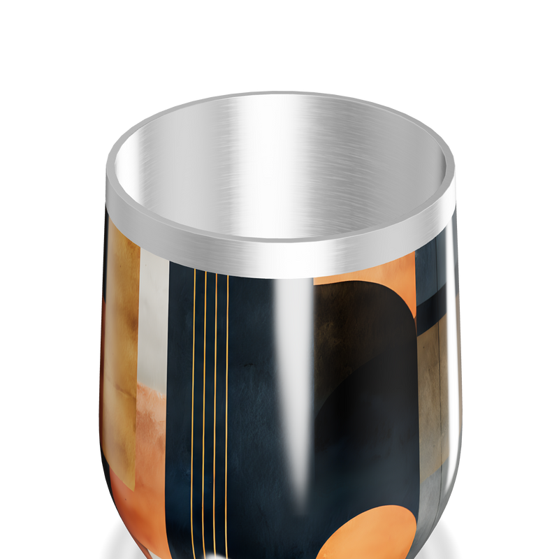 Copo Térmico Slim - Estampado Geométrico Colorido