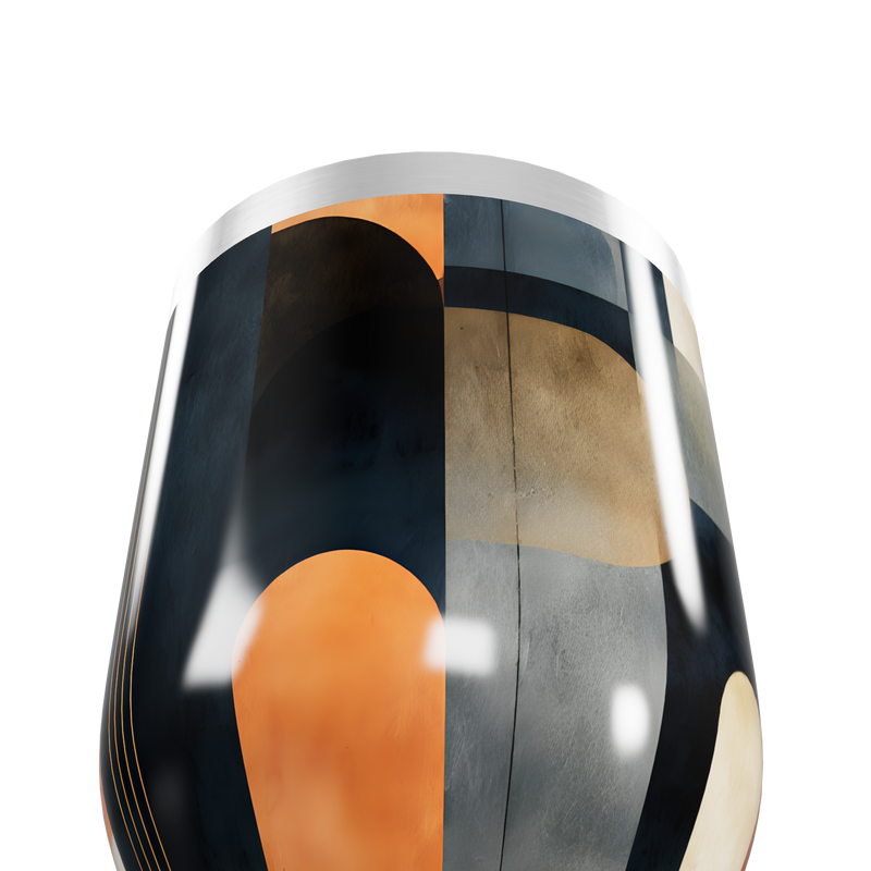 Copo Térmico Slim - Estampado Geométrico Colorido