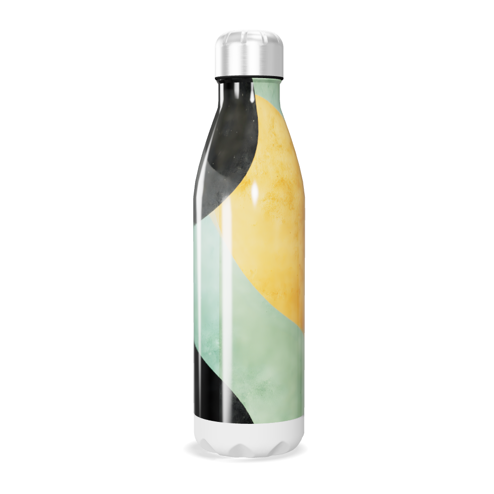 Garrafa Inox - Multicolorida Abstrata 500ml