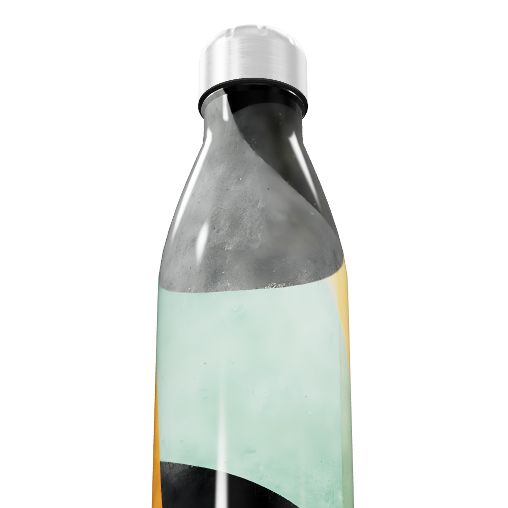 Garrafa Inox - Multicolorida Abstrata 500ml