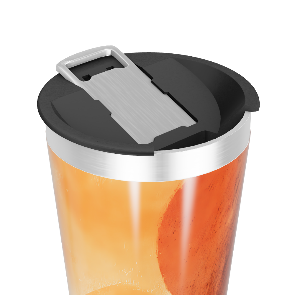 Copo Térmico - Com Estampa Abstrata