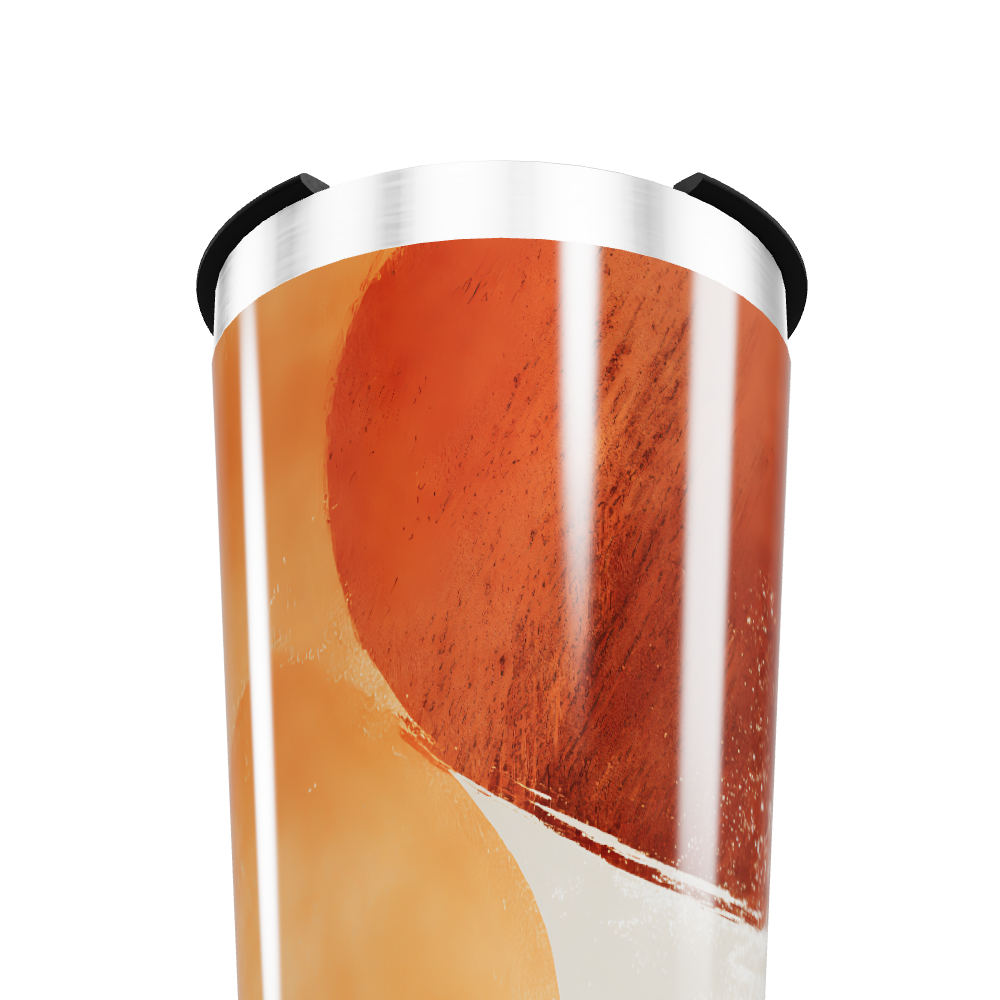 Copo Térmico - Com Estampa Abstrata