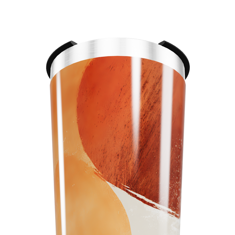 Copo Térmico - Com Estampa Abstrata