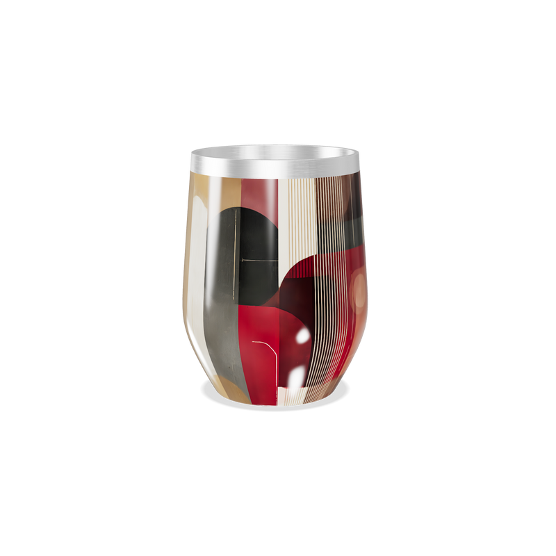 Copo Térmico Slim - Estampa Geométrica Colorida